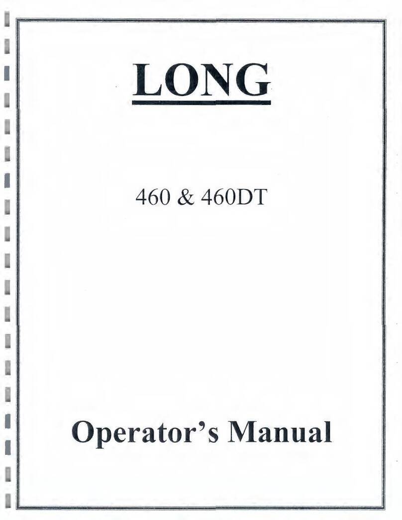 Long 460 Series Operator's manual