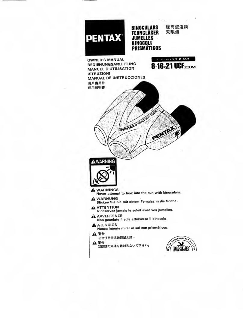 Pentax CompactZOOM 9-16x21 UCF ZOOM User manual