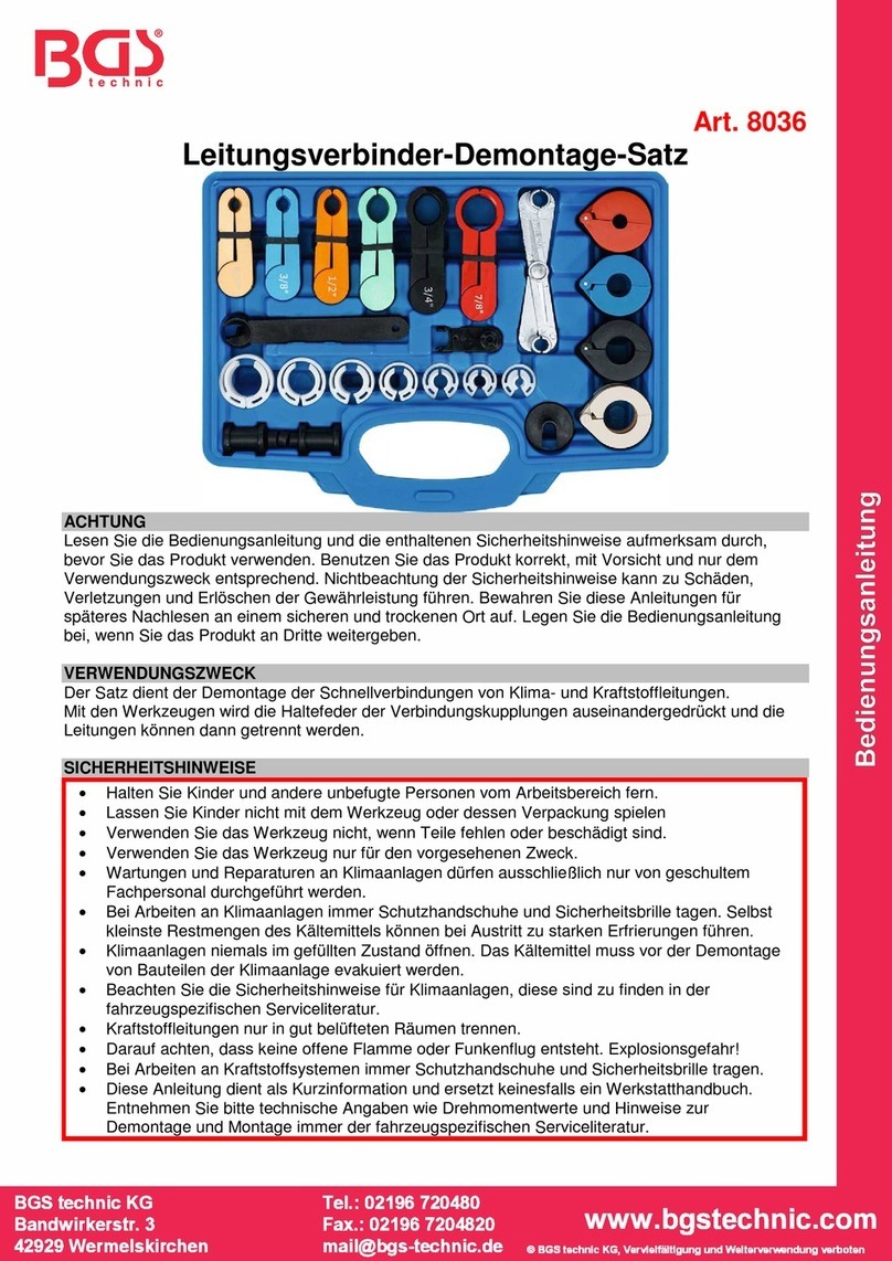 BGS technic 8036 manual
