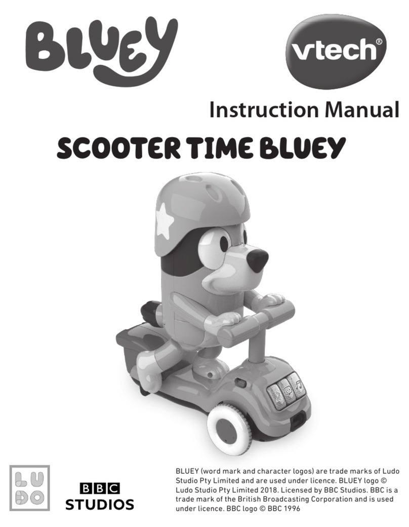 V-tech LUDO BLUEY SCOOTER TIME User manual
