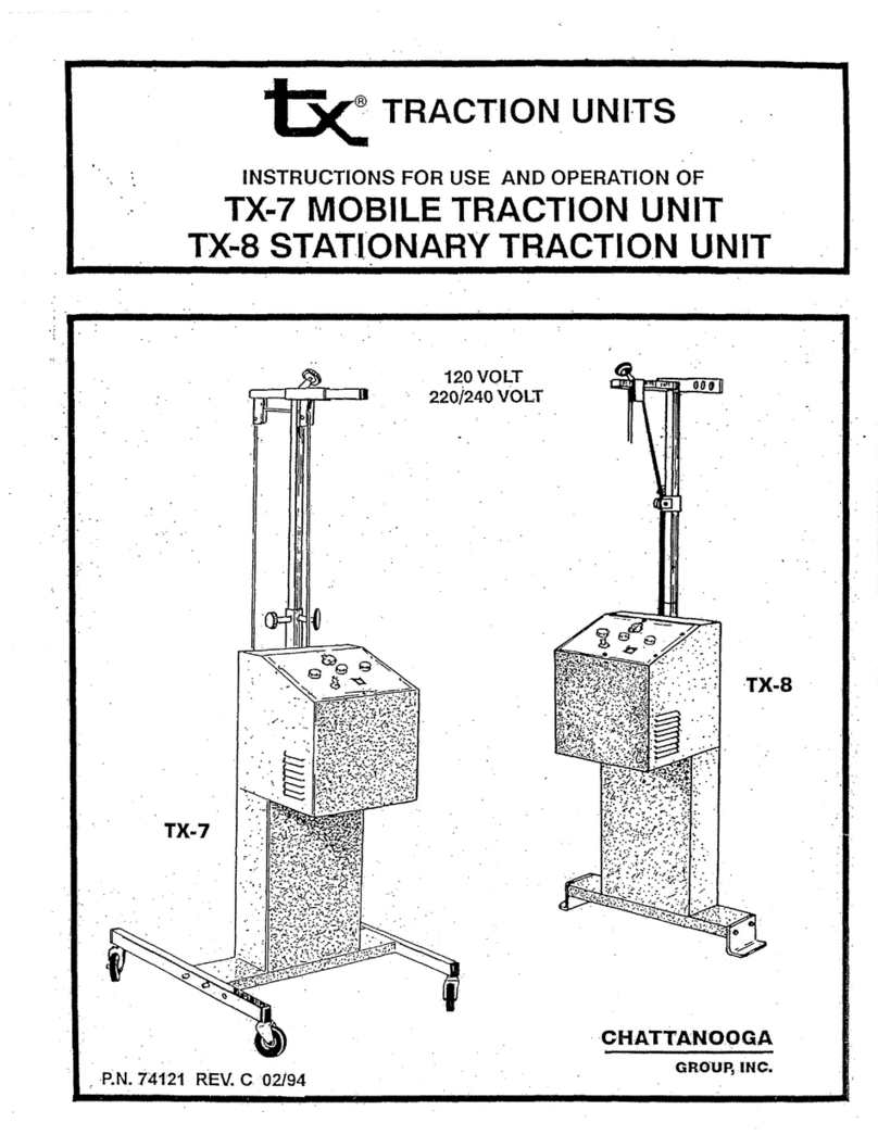 Chattanooga TX-7 Instructions for Use and Operation