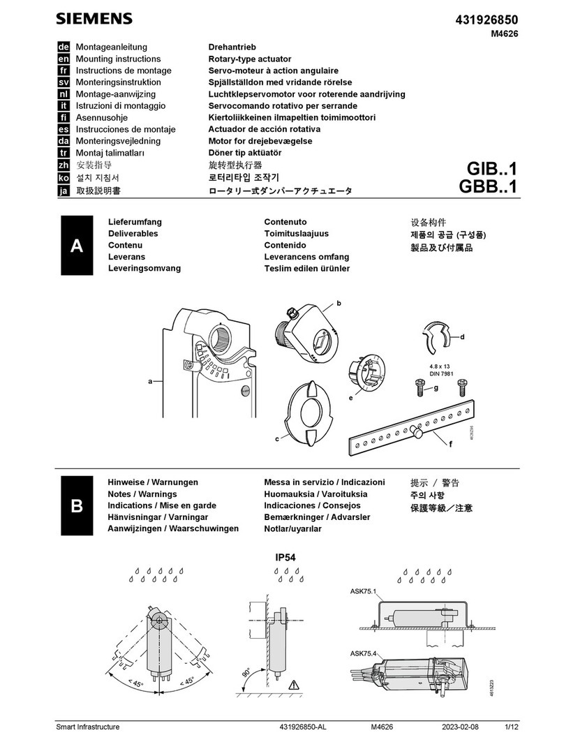 Siemens GIB 1 Series User manual