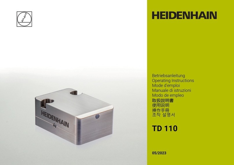 HEIDENHAIN TD 110 operating instructions HEIDENHAIN TD 110 operating instructions