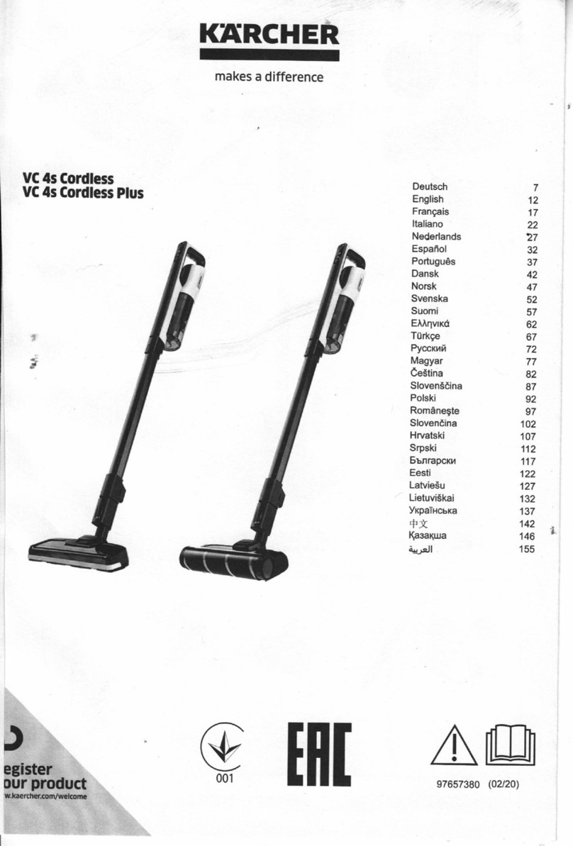 Kärcher VC 4s Cordless User manual