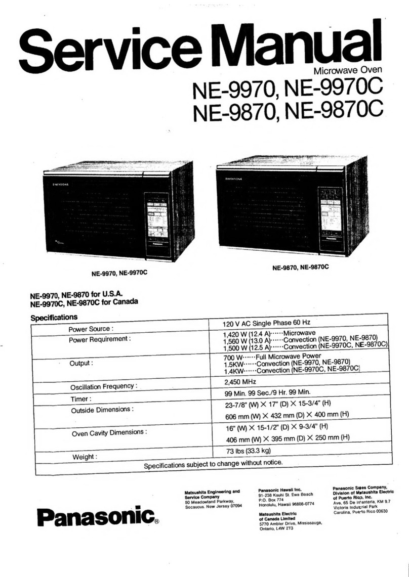 Panasonic NE-9970 Service manual