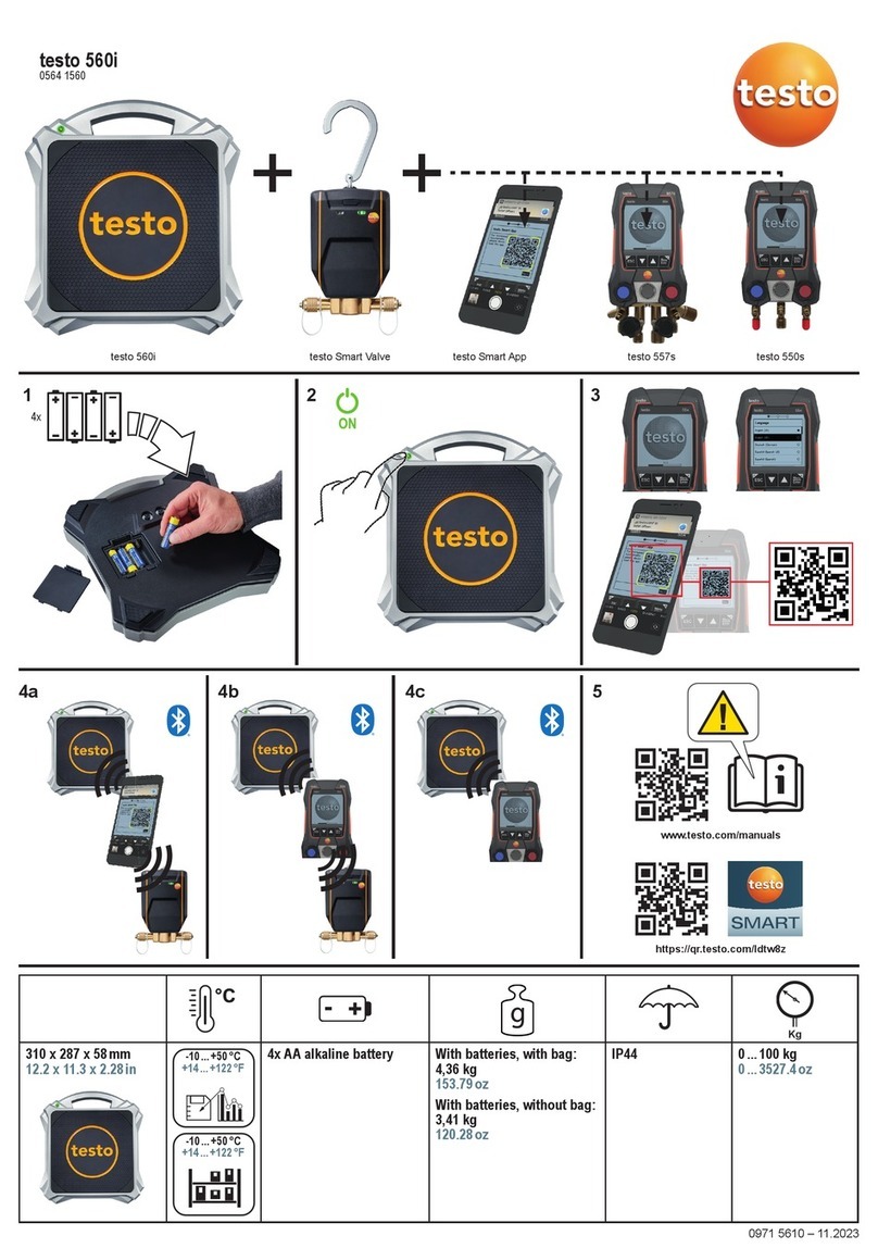 TESTO 560i quick start guide