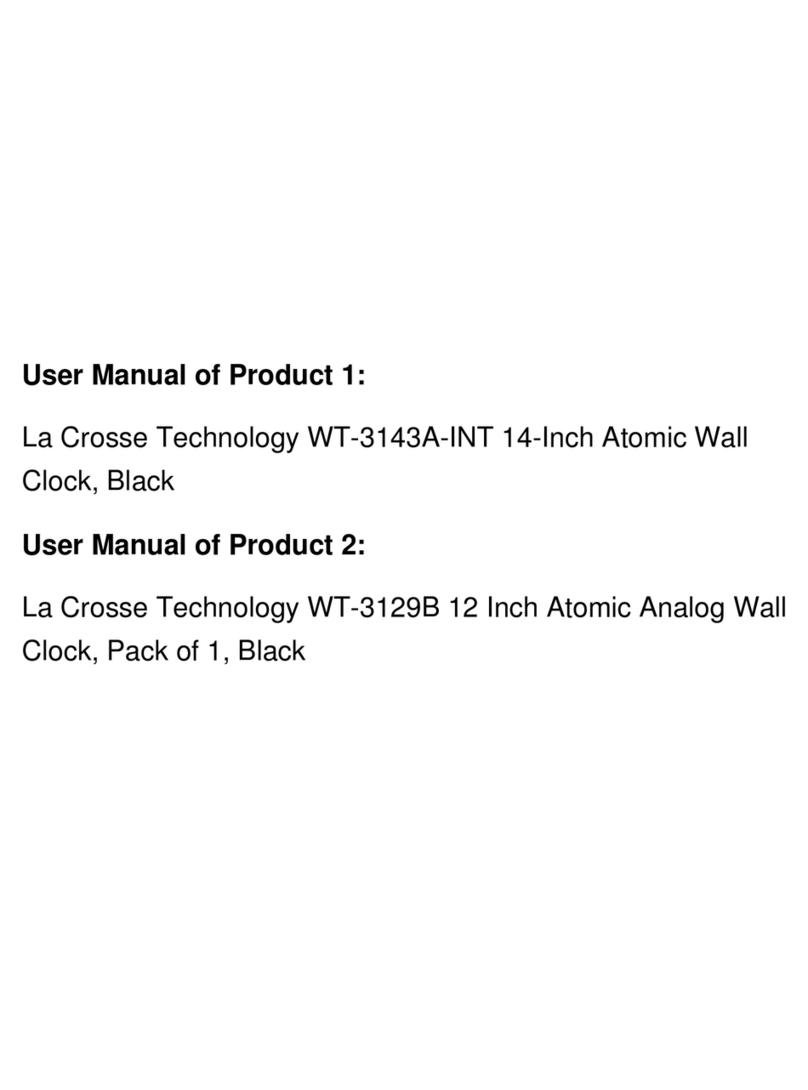 La Crosse Technology WT-3143A instruction manual