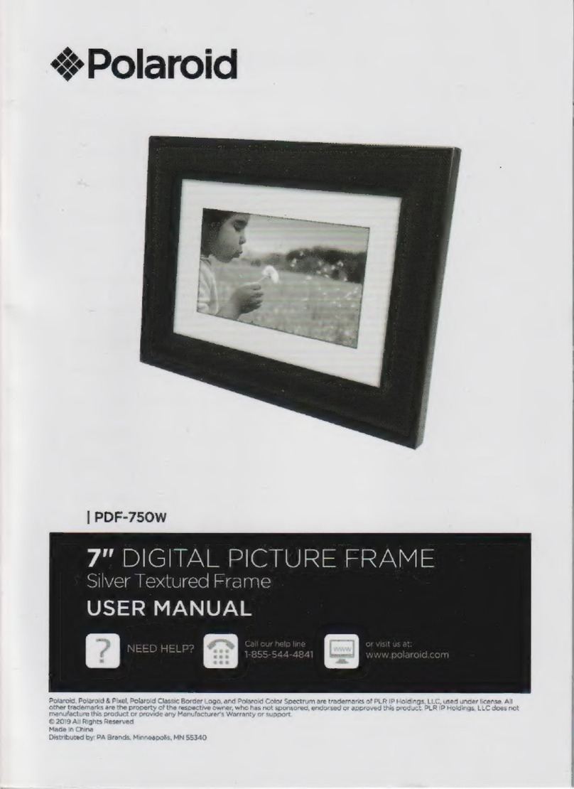 Polaroid PDF-750W user manual