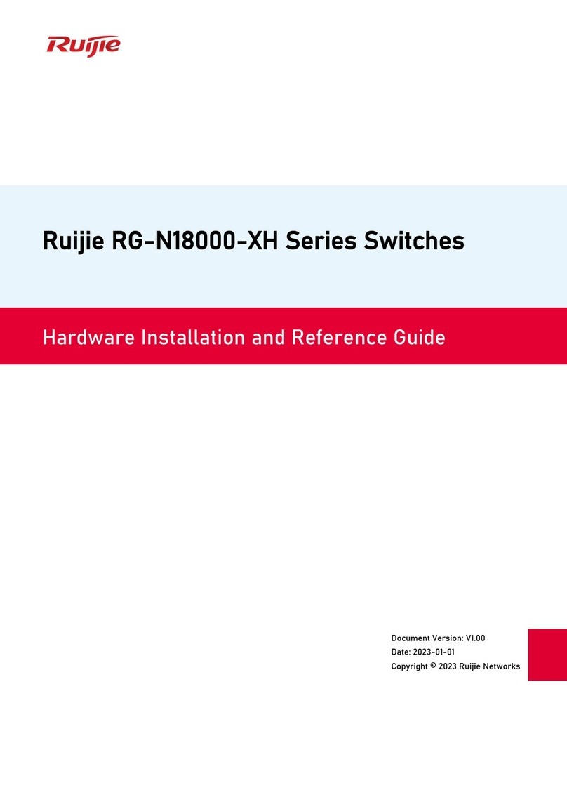 Ruijie RG-N18000-XH Series Installation and operating manual