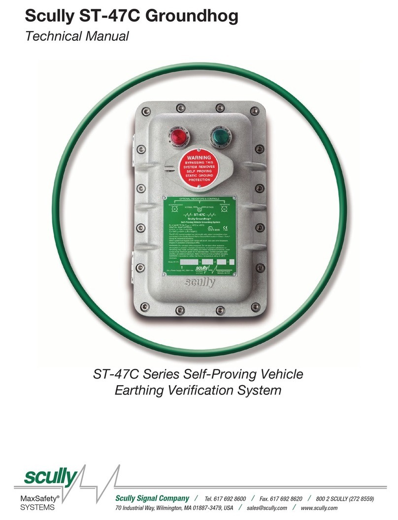 Scully Groundhog ST-47C Series Technical manual