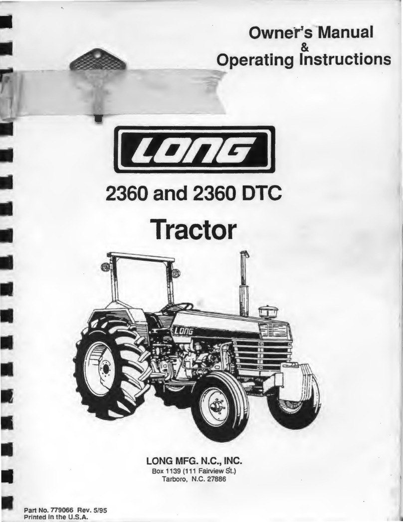Long 2360 Owner's manual & operating instructions