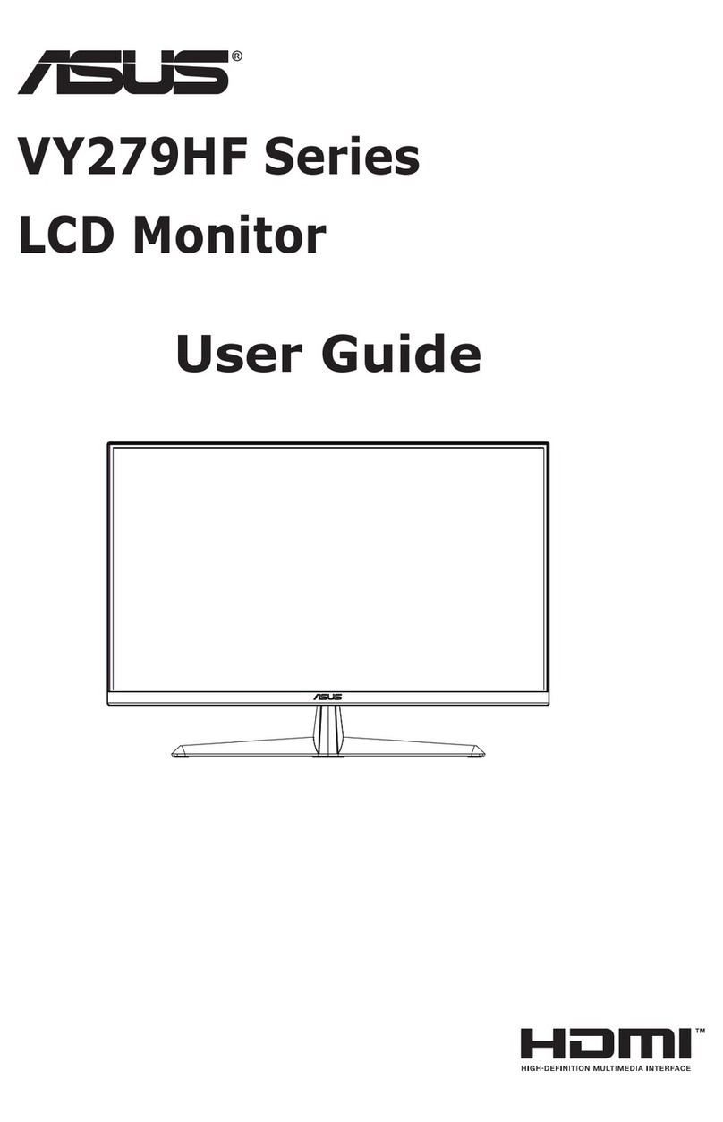 Asus VY279HF Series User manual Asus VY279HF Series User manual