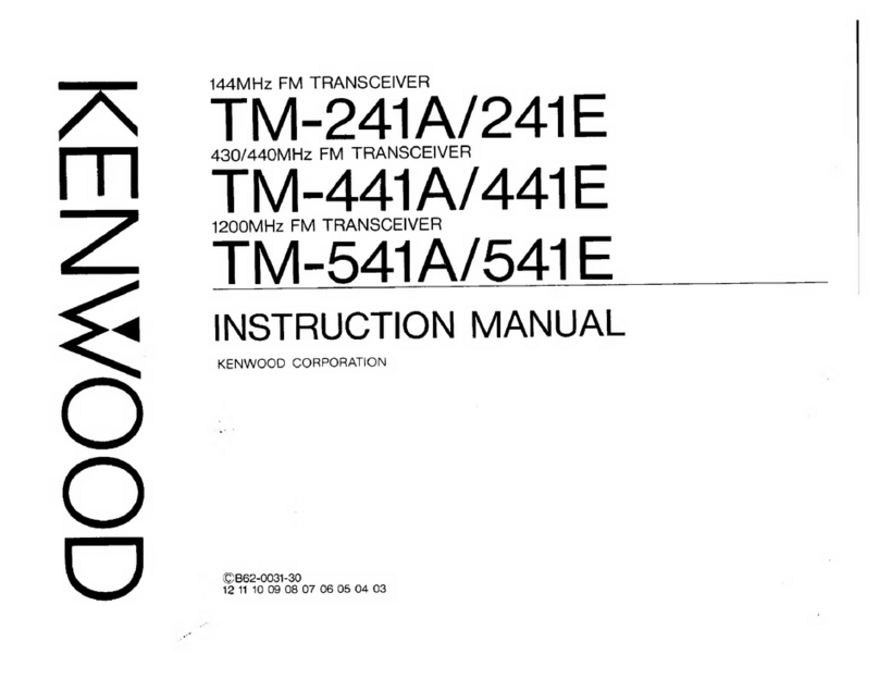 Kenwood TM-241A User manual