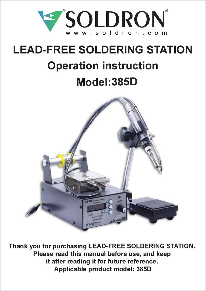 Soldron 385D operation instruction
