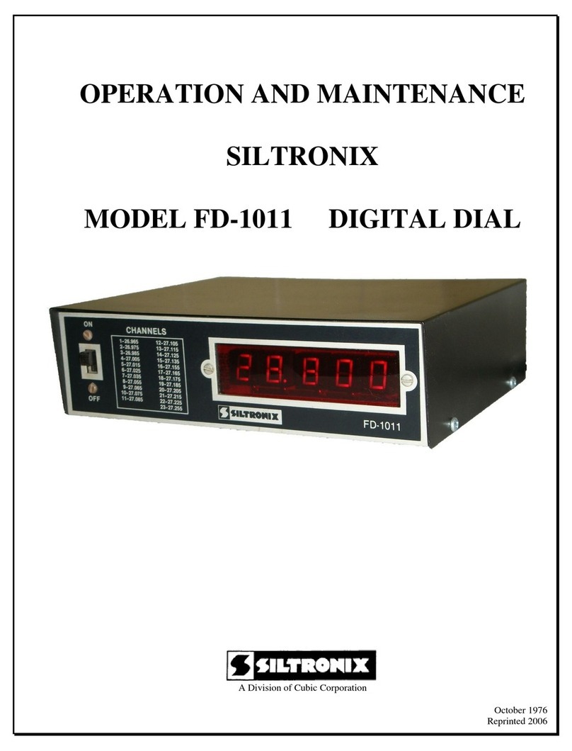 SILTRONIX FD-1011 User manual