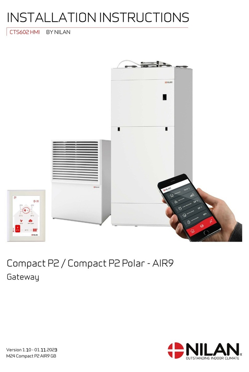nilan Compact P2 AIR9 User manual