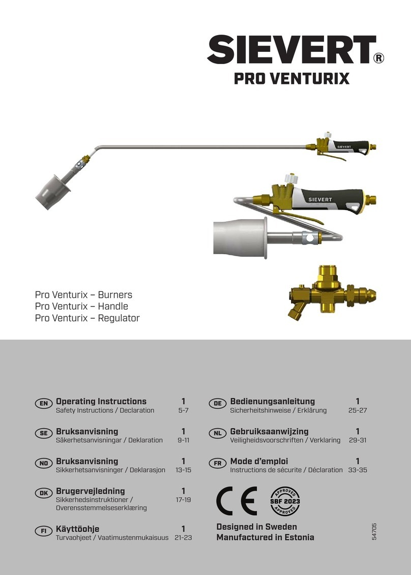 Sievert Pro Venturix C60 operating instructions