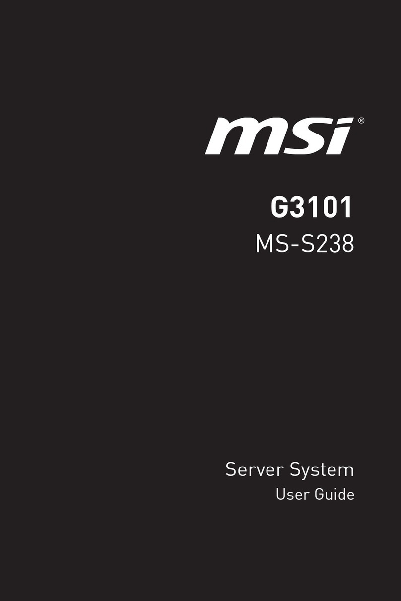 MSI G3101 User manual
