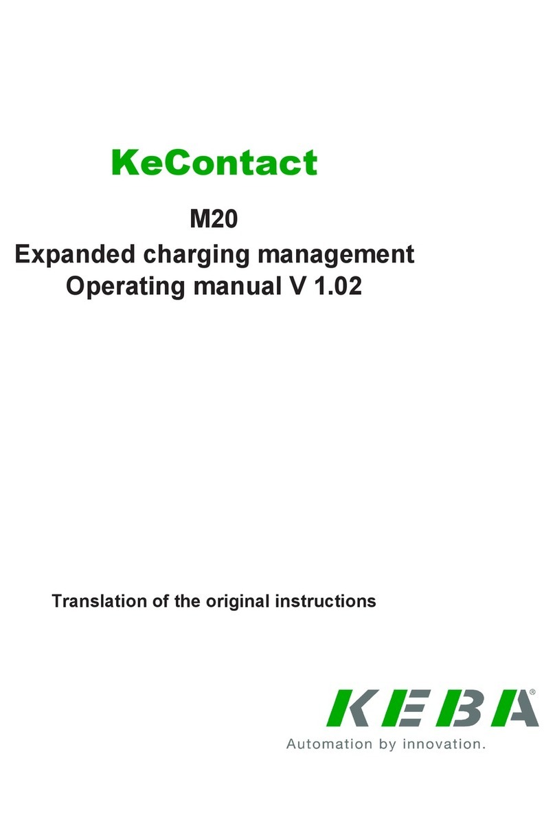 Keba KeContact M20 User manual