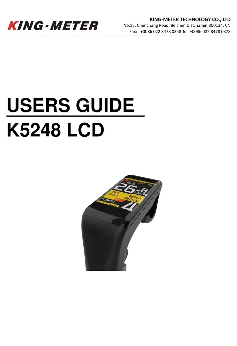King-Meter K5248 LCD User manual