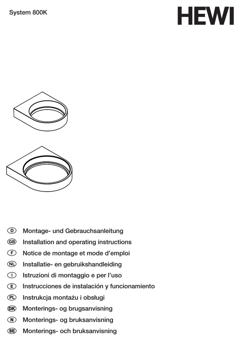 Hewi System 800K User manual
