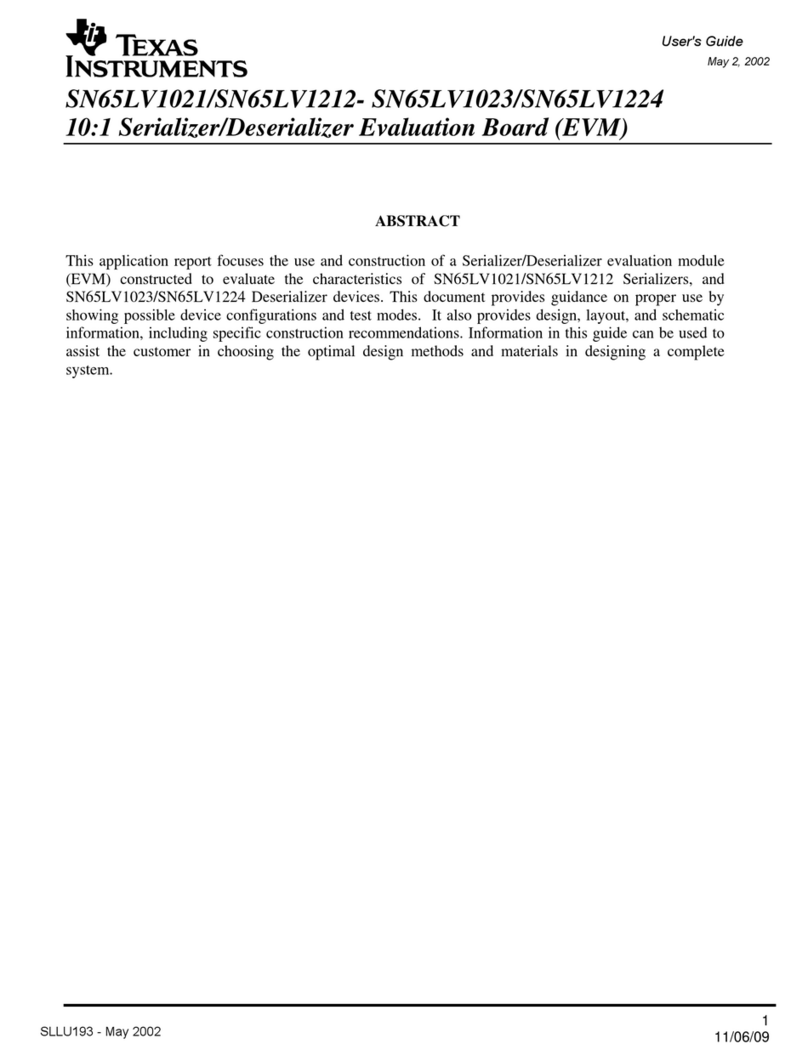 Texas Instruments SN65LV1021 User manual