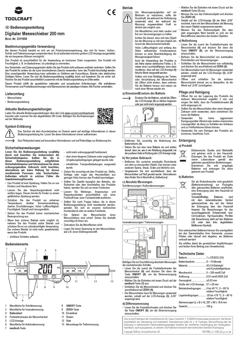 TOOLCRAFT TO-6935868 User manual TOOLCRAFT TO-6935868 User manual