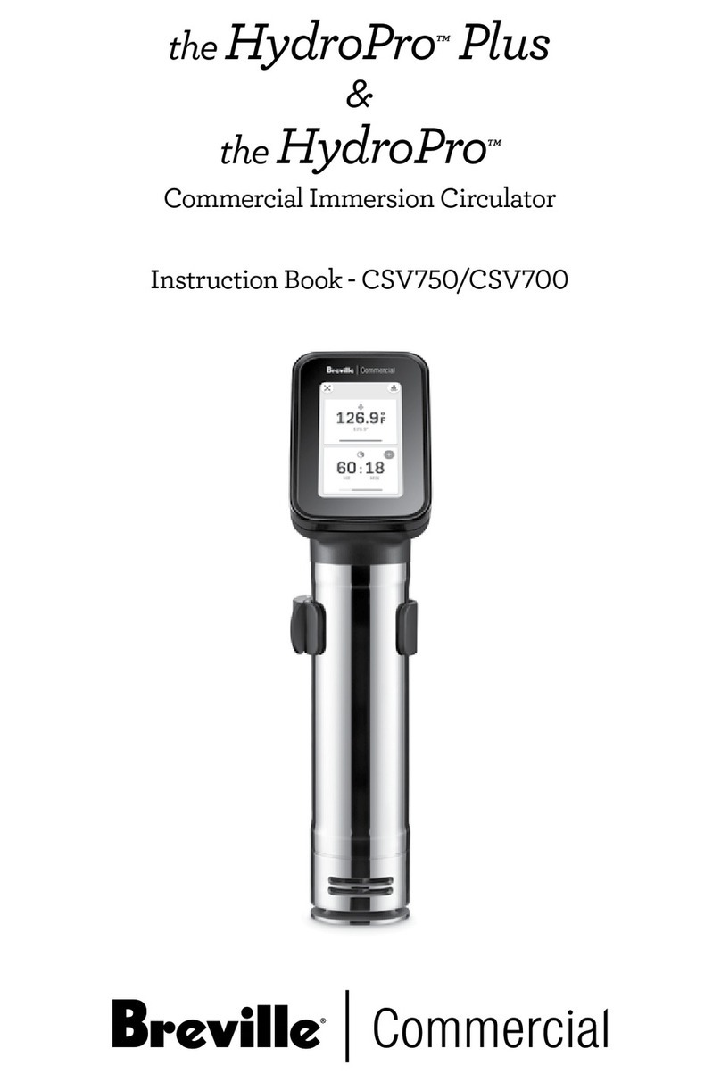 Breville the HydroPro manual