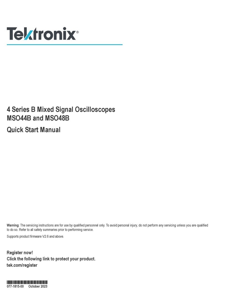 Tektronix MSO44B Instruction manual