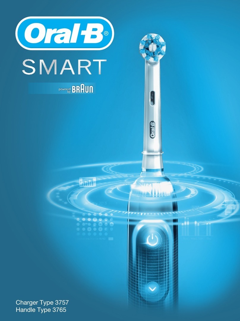 Braun Oral-B SMART 3765 User manual