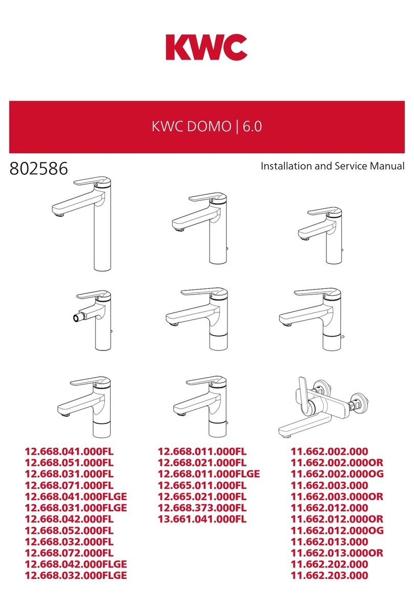 KWC 11.662.002.000OG Installation and service manual