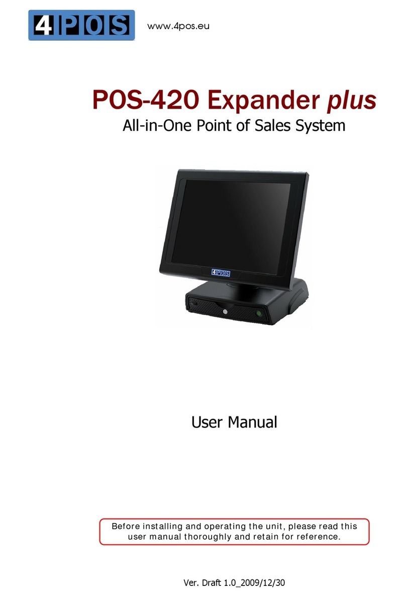 4pos POS-420 Expander plus User manual