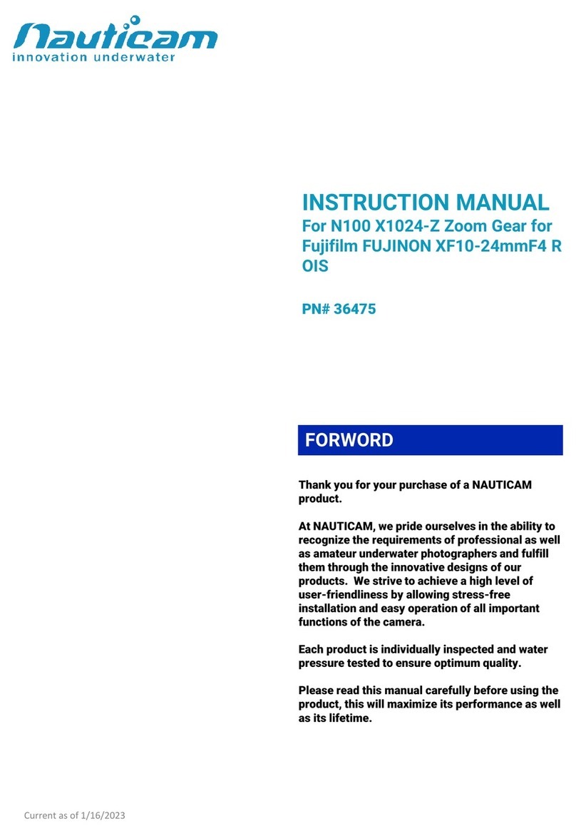 Nauticam N100 X1024-Z User manual