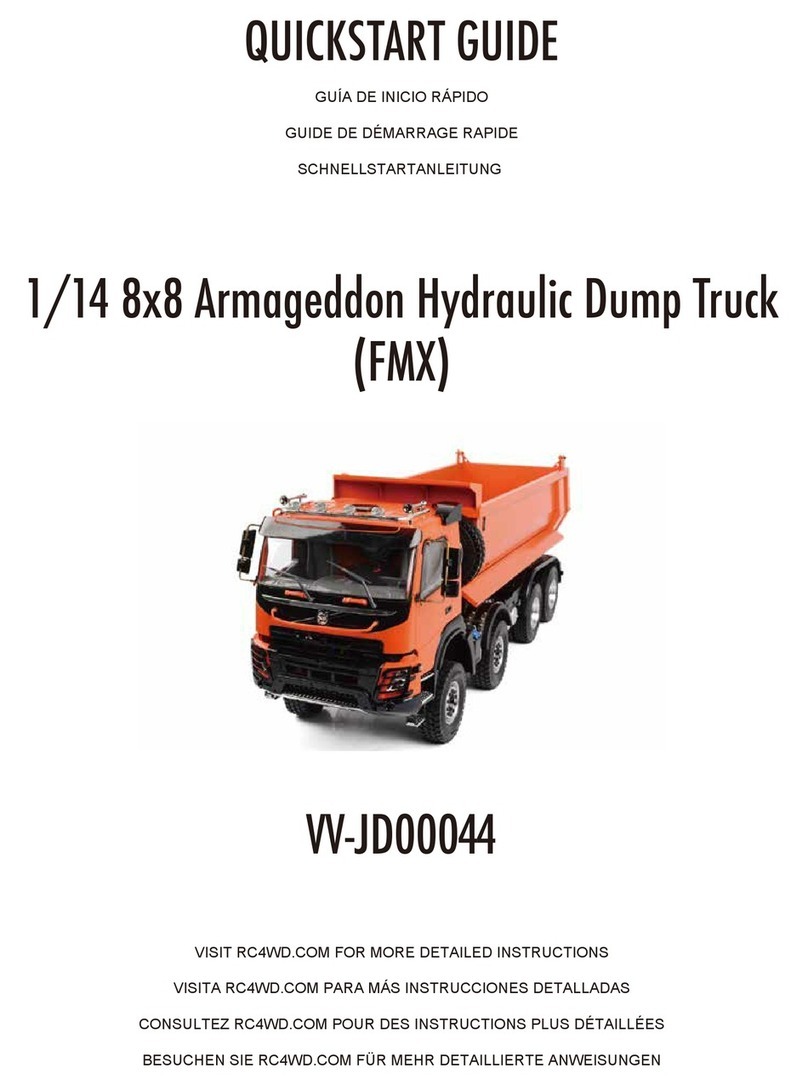 RC4WD 1/14 8x8 Armageddon Hydraulic Dump Truck... quick start guide