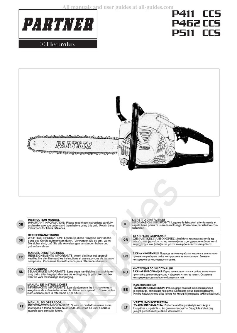 Electrolux PARTNER P411 CSS User manual