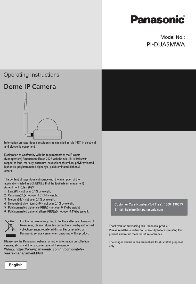 Panasonic PI-DUA5MWA User manual Panasonic PI-DUA5MWA User manual