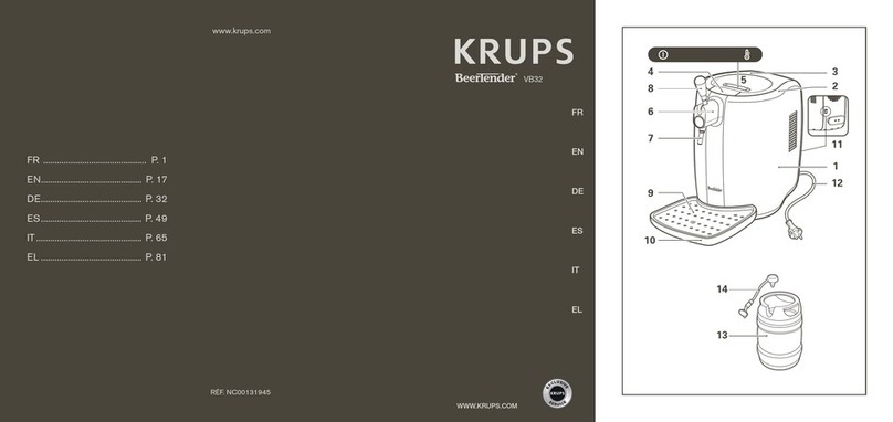Krups NC00131945 User manual Krups NC00131945 User manual