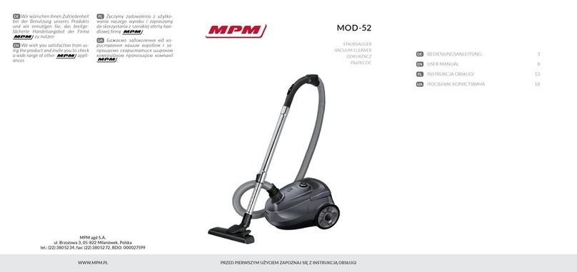 MPM MOD-52 User manual