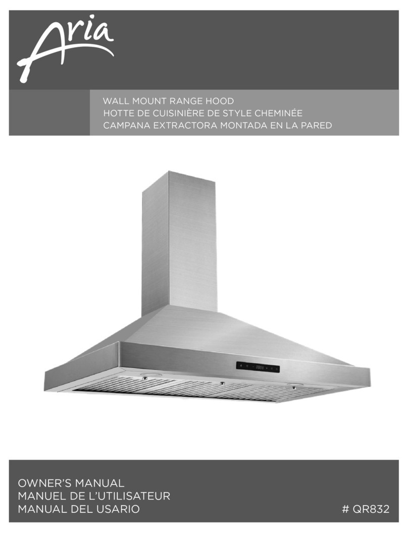 Aria QR832 owner's manual