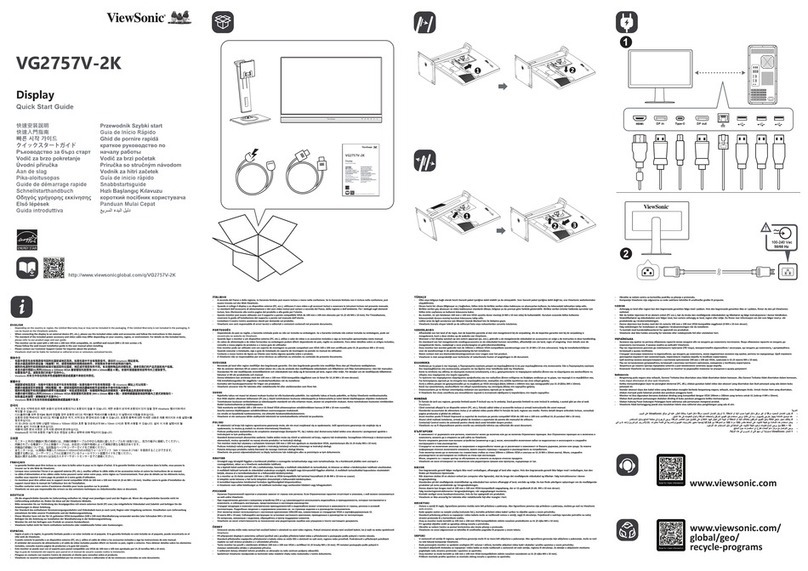ViewSonic VG2757V-2K User manual