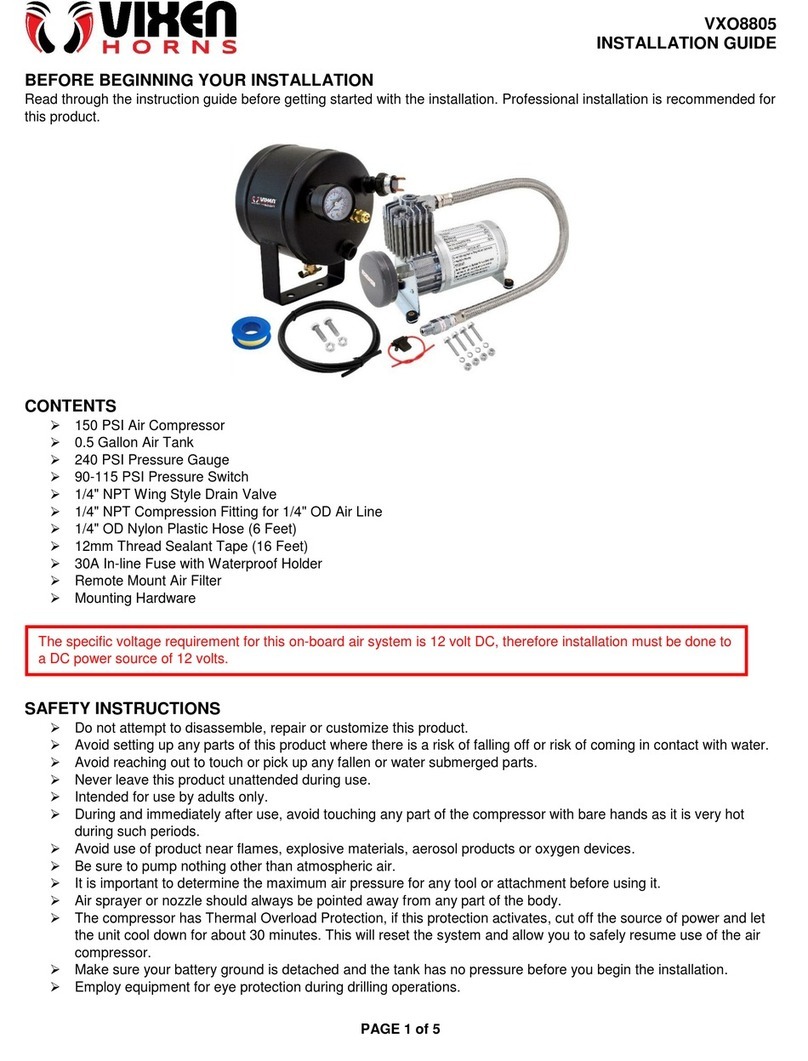 Vixen Horns VXO8805 installation guide