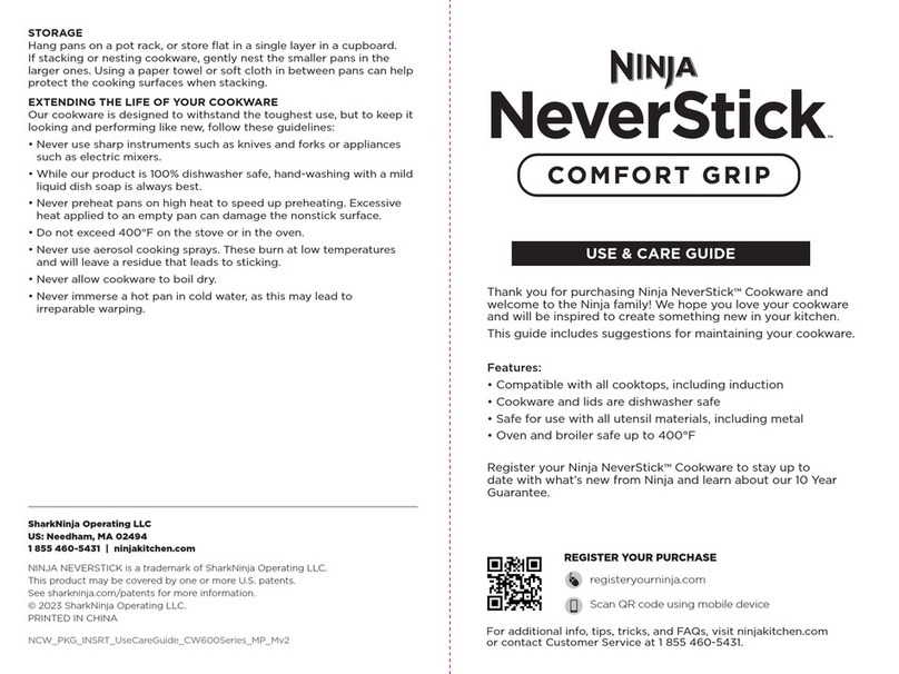 Ninja NeverStick ComfortGrip CW600 User manual