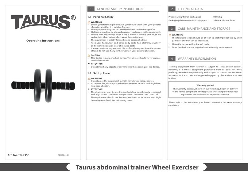 Taurus TB-9350 operating instructions