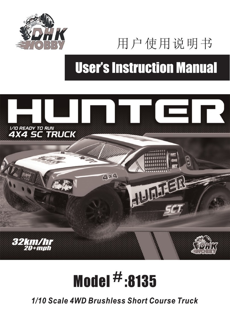 DHK Hobby HUNTER 4x4 SC TRUCK 1/10 READY TO RUN Operator's manual