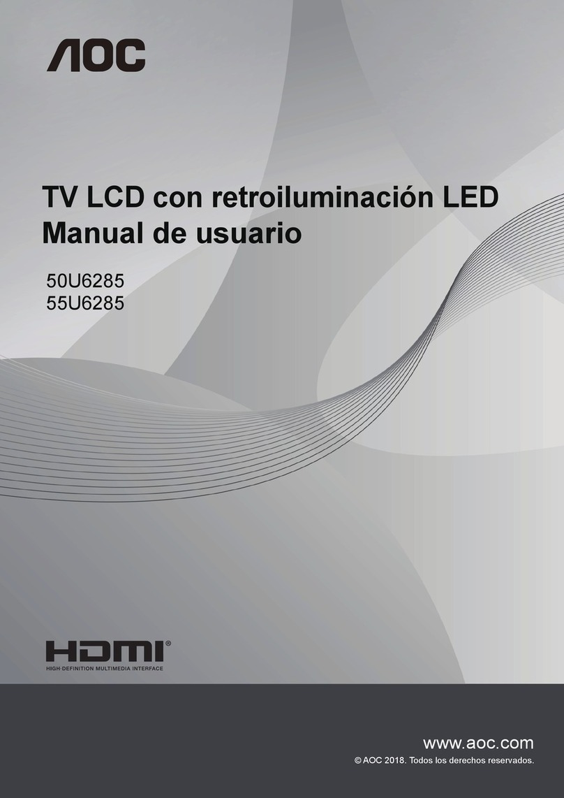 AOC 50U6285 User manual