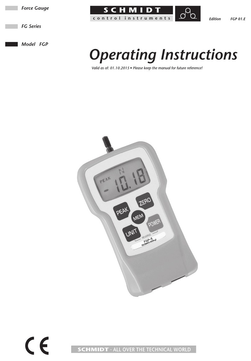Schmidt FGP 01.E User manual