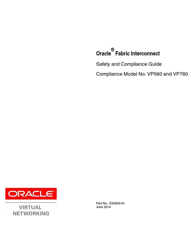 Oracle VP560 Safety and compliance guide