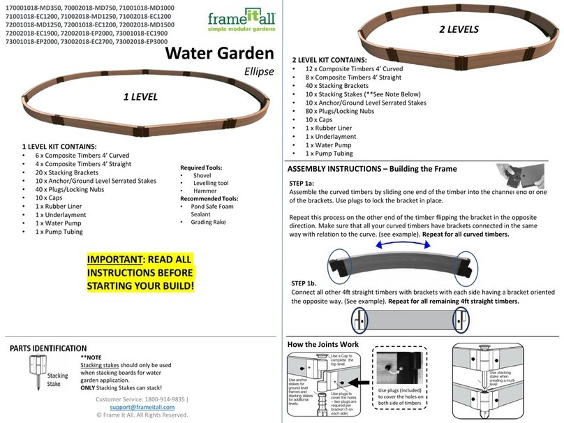 FRAME IT ALL 170001018-MD350 User manual