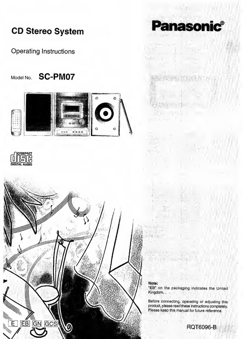 Panasonic SC-PM07 operating instructions Panasonic SC-PM07 operating instructions