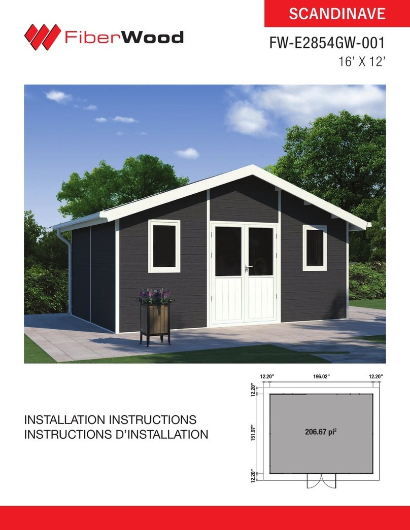 FIberWood FW-E2854GW-001 installation instructions